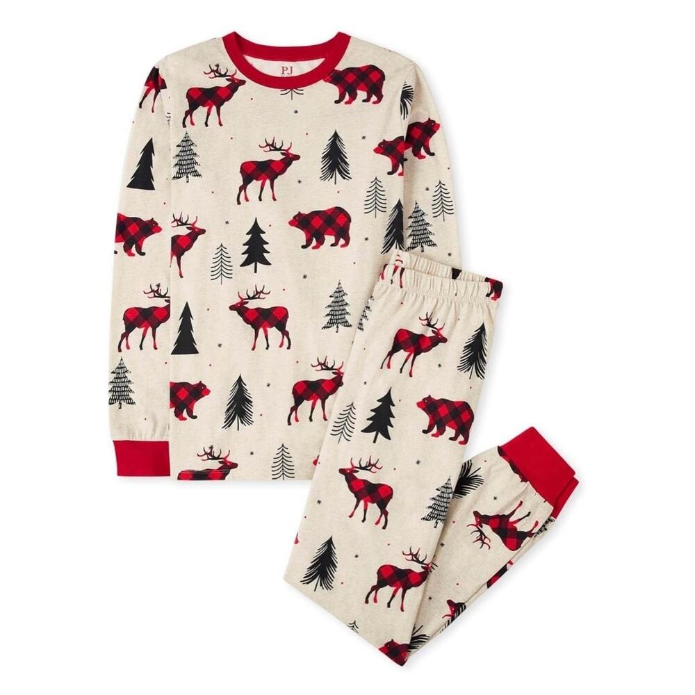 NWT PJ Place Adult Christmas and Holiday Pajama Sets, Cotton